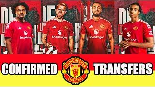 MANCHESTER UNITED ALL CONFIRMED TRANSFERS SUMMER 2024️​De Ligt,Mazraoui,De Jong,Leny Yoro,Zirkzee​