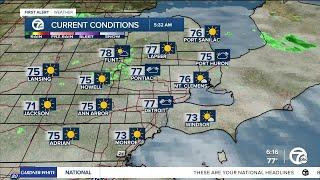 Metro Detroit Weather: Heat and humidity may produce storms