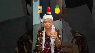 Great GrandmotherEating Food Emoji Challenge#eatingemojichallenge #makan #food #makanan #shorts