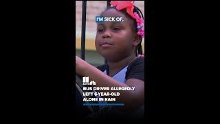 Bus driver allegedly kicked first grader off half a mile from home; stranger stepped in to help