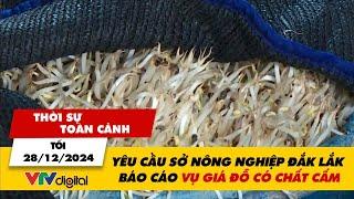 Thời sự toàn cảnh tối 28/12: Yêu cầu Sở Nông nghiệp Đắk Lắk báo cáo vụ giá đỗ có chất cấm | VTV24