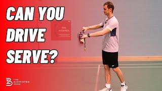 How to DRIVE serve in doubles | Tutorial