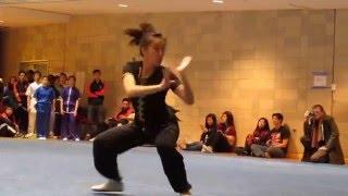 20th Wushu Collegiates- Traditional Barehand Advanced:  Tina Zhang