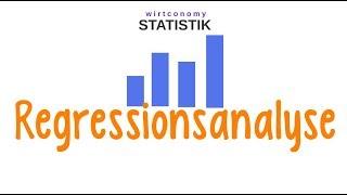 Regressionsanalyse | lineare Regression  Einführung | Statistik | wirtconomy