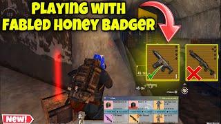 Metro Royale Playing With FABLED HONEY BADGER In New Map | PUBG METRO ROYALE CHAPTER 18