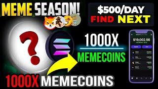 SOLANA MEME COINS : HOW TO FIND 1000X MEME COINS EARLY ??