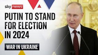 Russia: Vladimir Putin to run for president in 2024