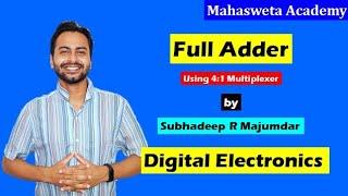 Full Adder Using Multiplexer | Full Adder | Application of Multiplexer