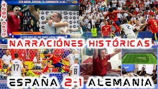 ¡HISTÓRICA #EURO2024! LOCURA al NARRAR el GOL de #MERINO en #ESPAÑA para ELIMINAR a #ALEMANIA 