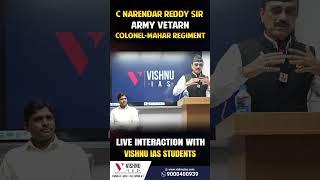 Mahar Regiment: Colonel Chirra Narendar Reddy | Live Interaction With Students on India Pakistan War