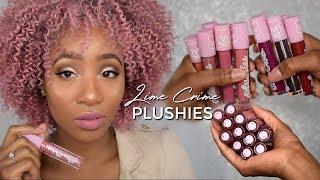 Lime Crime Plushies Swatches on Dark Skin (Full Collection) | The Brown Girl Swatches