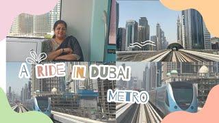 A ride in Dubai Metro | Metro Ride