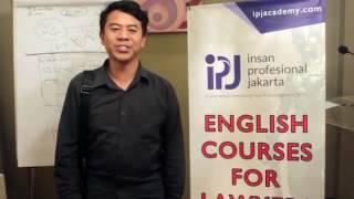 TESTIMONI English courses for lawyers IPJ From PT. Bank Jtrust Indonesia Tbk