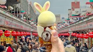 10 Amazing Japanese Street Food  Tokyo Asakusa