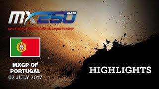 EMX 250cc Race2 - Highlights - MXGP of Portugal 2017