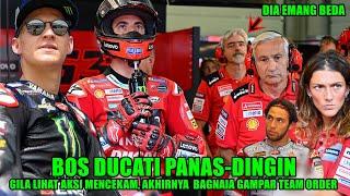 GILA, LIHAT DETIK DETIK BAGNAIA GAMPAR TEAM ORDER, SEMUA BOS DUCATI TERDIAM, BASTIANI GEMETAR