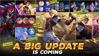 A BIG UPDATE IS COMING | NEW HERO LUKAS | HANZO REVAMP | NEW SKIN HEADICONS