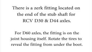 RCV Performance Axles - How To: Greasing Your RCV Axles