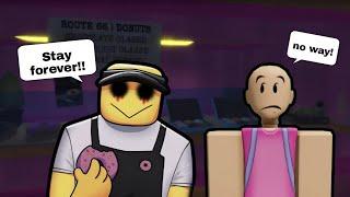 Working at a Roblox Donut Shop..... Big mistake?!  | Roblox The Donut Shop Experience | ItsUpaw