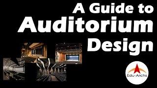 A Guide to Auditorium Design | Edu-Archs