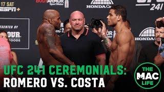 Yoel Romero vs. Paulo Costa | UFC 241 Ceremonial Weigh-Ins