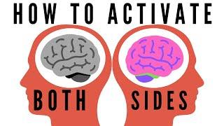 How to activate both sides of brain | 40 seconds activity