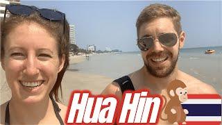 Hua Hin Thailand Travel Vlog-weekend trip from Bangkok -beach, monkeys, thai food and night markets!