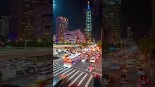 Time Lapse Footage of Busy Road at Night #shorts