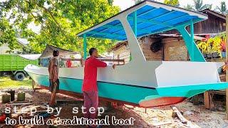 Step by step making a traditional wooden boat