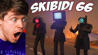 Reacting to SKIBIDI TOILET 66 the BEST BATTLE YET!