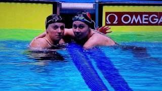 Katie Ledecky ties w Comerford, Simone Manuel 3rd in the greatest 200 freestyle race in history!