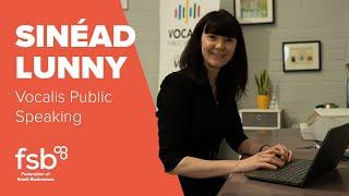 Sinéad Lunny, Vocalis Public Speaking | FSB Member Stories | Federation of Small Businesses