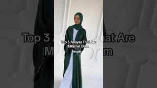 Abayas that are minimal glam