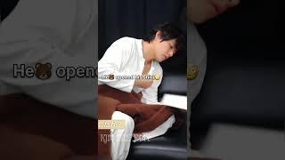 the way taehyung opened his shirt he giving daddy vibes#bts #taehyung #shorts
