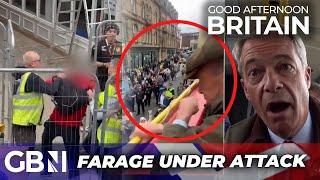 WATCH: Nigel Farage breaks silence after ATTACK by 'violent MOB' seeking to SHUT DOWN 'debate'