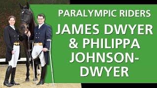 James Dwyer and Philippa Johnson-Dwyer, Paralympic riders