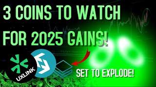 Stratis, Bitget, UXLINK: 3 Coins to Watch for 2025 Gains