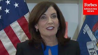 Gov. Kathy Hochul Speaks About New Statewide Paid Prenatal Leave For New Yorkers