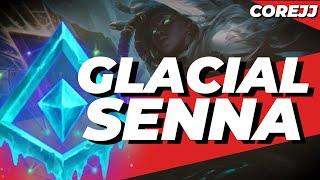CoreJJ - Glacial Senna Gameplay w/ Insane 4v5 Teamfight | DWG Showmaker, Flame | League of Legends