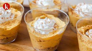 Easy No-Bake Pumpkin Pie Cool Whip Cups