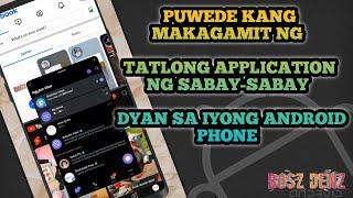 Puwede kang makagamit ng Tatlong application ng sabay-sabay dyan sa iyong Android Phone