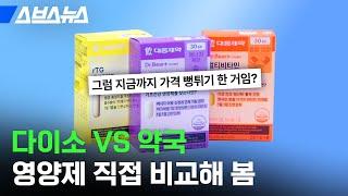 3천 원짜리 다이소 영양제, 약국에서 파는 거랑 뭐가 다를까? / 스브스뉴스