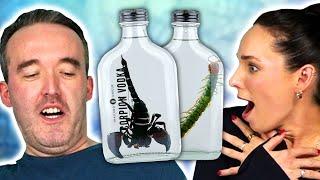 Irish People Try Giant Insect Vodka