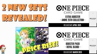 TWO New One Piece TCG Sets Officially Revealed! BUT Price Rise Confirmed!! (BIG One Piece TCG News)