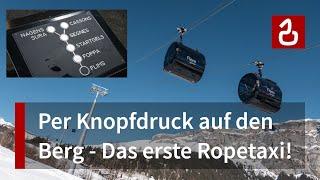 FlemXpress Flims - Laax | Das erste Ropetaxi der Welt von Bartholet | Per Knopfdruck auf den Berg