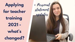 APPLYING for TEACHER TRAINING 2021 | Run-through | PERSONAL STATEMENT updates | PGCE SCITT routes