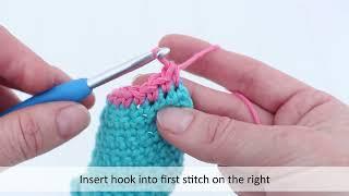 Crochet | Crab Stitch (left handed)