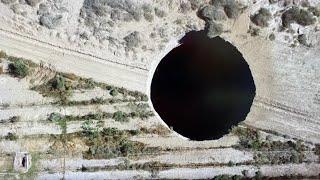 Chile sinkhole: Mysterious giant sinkhole found in Tierra Amarilla,  Chile