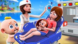 Mommy Gives Birth On The Beach! My Mommy Song + More Nursery Rhymes & Kids Songs - Little Song PIB