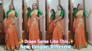 Saree Draping Styles You’ve NEVER Seen Before | kaveri Kotadia #sareedraping